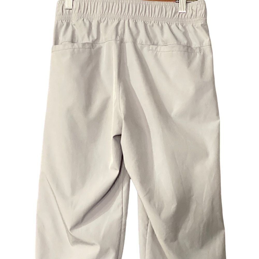 Apana Putty Grey Paperbag High Waist Belted Pants - Picture 7 of 8